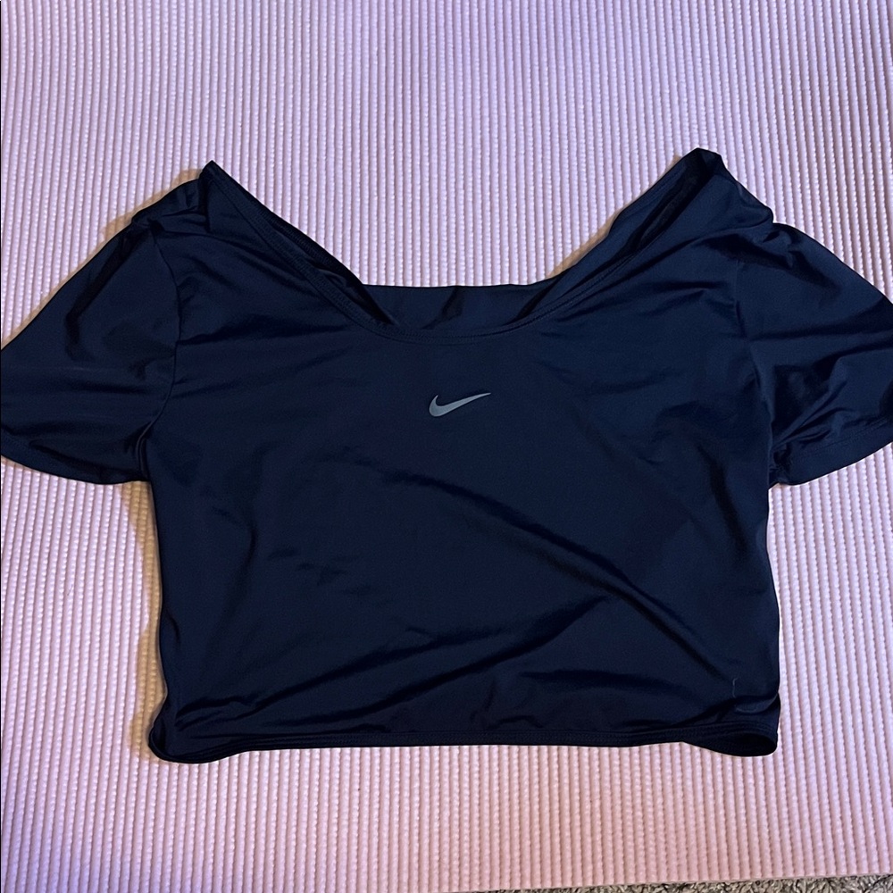 Nike Women's Dark Blue Short Sleeve Tee
